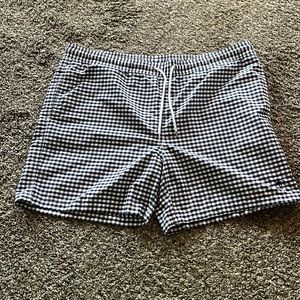 Brooks Brothers Gingham Swim Trunks L - XL 40 inch waist